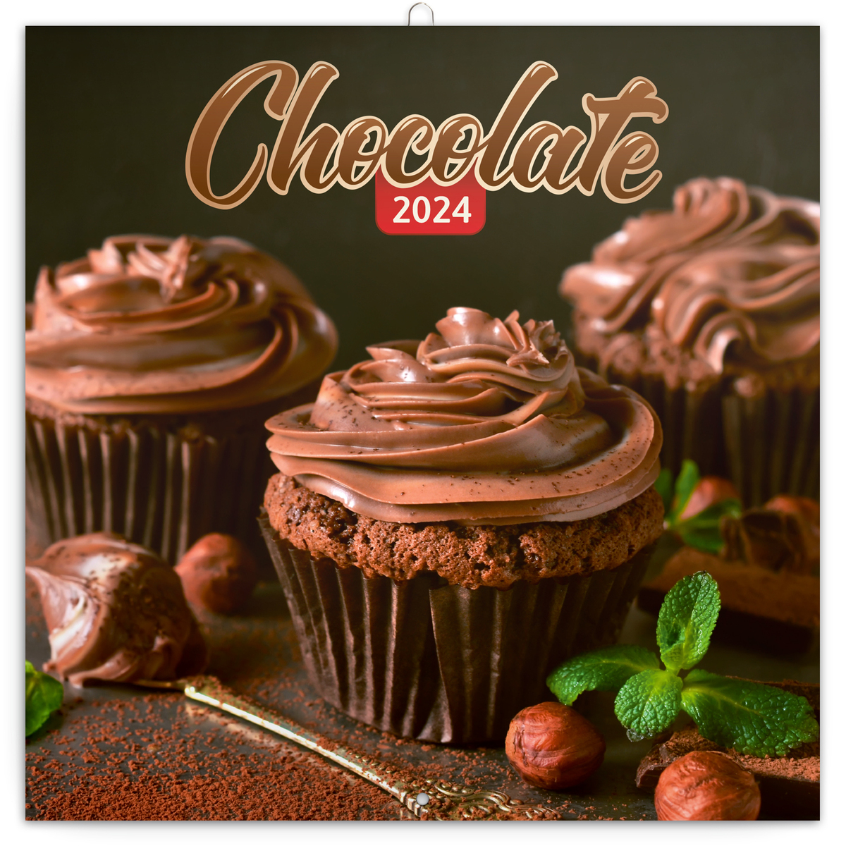 Chocolate - illatosított, képes lemeznaptár 2024