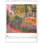 Claude Monet, képes falinaptár 2024