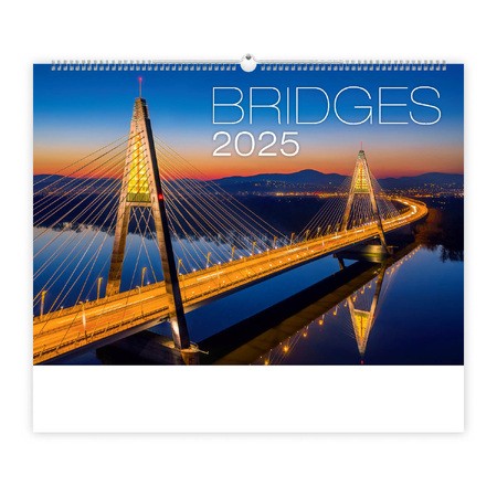 Bridges, képes falinaptár 2025