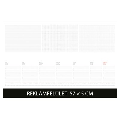 Asztali könyöklő DL, Fekete