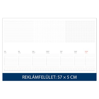 Asztali könyöklő DL, Kék