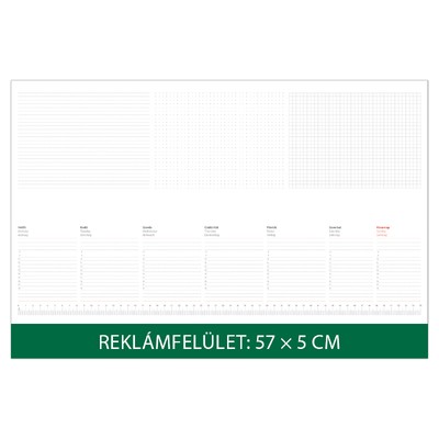 Asztali könyöklő DL, Zöld