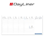 Club, fehér lapos, álló asztali naptár