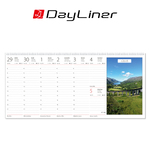 Európa, képes fekvő asztali naptár DL, Kék