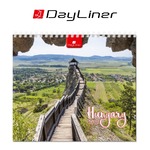 Hungary, fekvő asztali naptár DL (ENG)