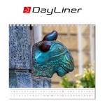 Hungary, fekvő asztali naptár DL (ENG)