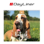 Kutyák, fekvő asztali naptár DL