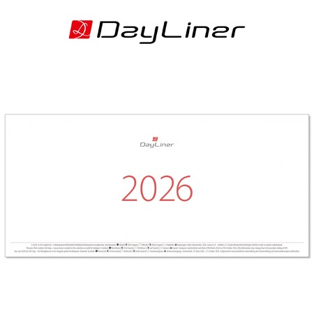 Oktáv, fehér lapos, asztali naptár, Tömb