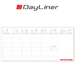 Oktáv, fehér lapos, asztali naptár, Tömb