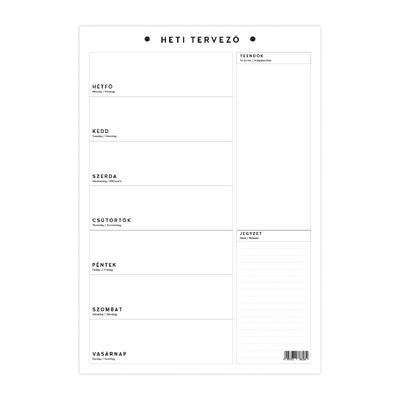 Bianco heti tervező T111-001