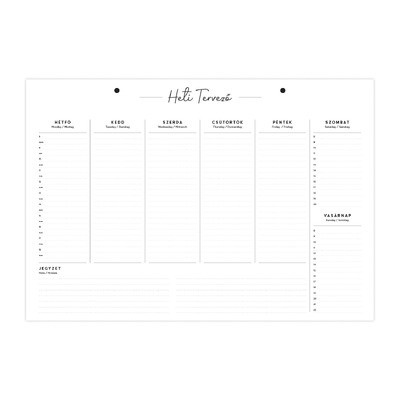 Bianco heti tervező T111-004