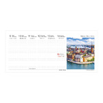 Európa, képes álló papírtáblás asztali naptár T063