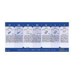 Holdnaptár, képes álló papírtáblás asztali naptár T059