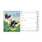 Kisvakond, képes álló papírtáblás asztali naptár T058