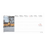 Magyarországot járva, képes fekvő papírtáblás asztali naptár T060