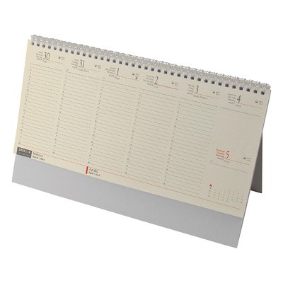 Álló, chamois lapos asztali naptár RS7832