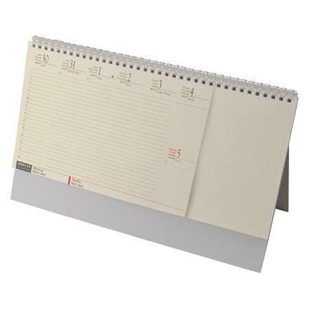 Álló, chamois lapos blokktömbös asztali naptár RS7842