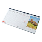 Magyarország, képes fekvő asztali naptár RS7991, Zöld