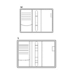 Saturnus Gyűrűs Kalendárium - L225, Világoskék-Bézs