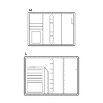 Saturnus Gyűrűs Kalendárium - L229, Szürke-Barna
