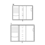 Saturnus Gyűrűs Kalendárium - M227, Fekete