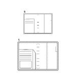 Saturnus Gyűrűs Kalendárium - S426, Szürke-Kék