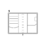 Saturnus Gyűrűs Kalendárium - S427, Barna