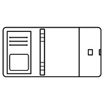 Műbőr gyűrűs kalendárium - RS196M, Piros