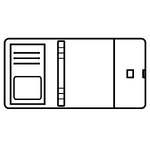 Műbőr gyűrűs kalendárium - RS196S, Piros