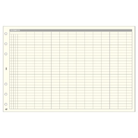 Elszámolás leporelló - L369, Krém (Chamois)