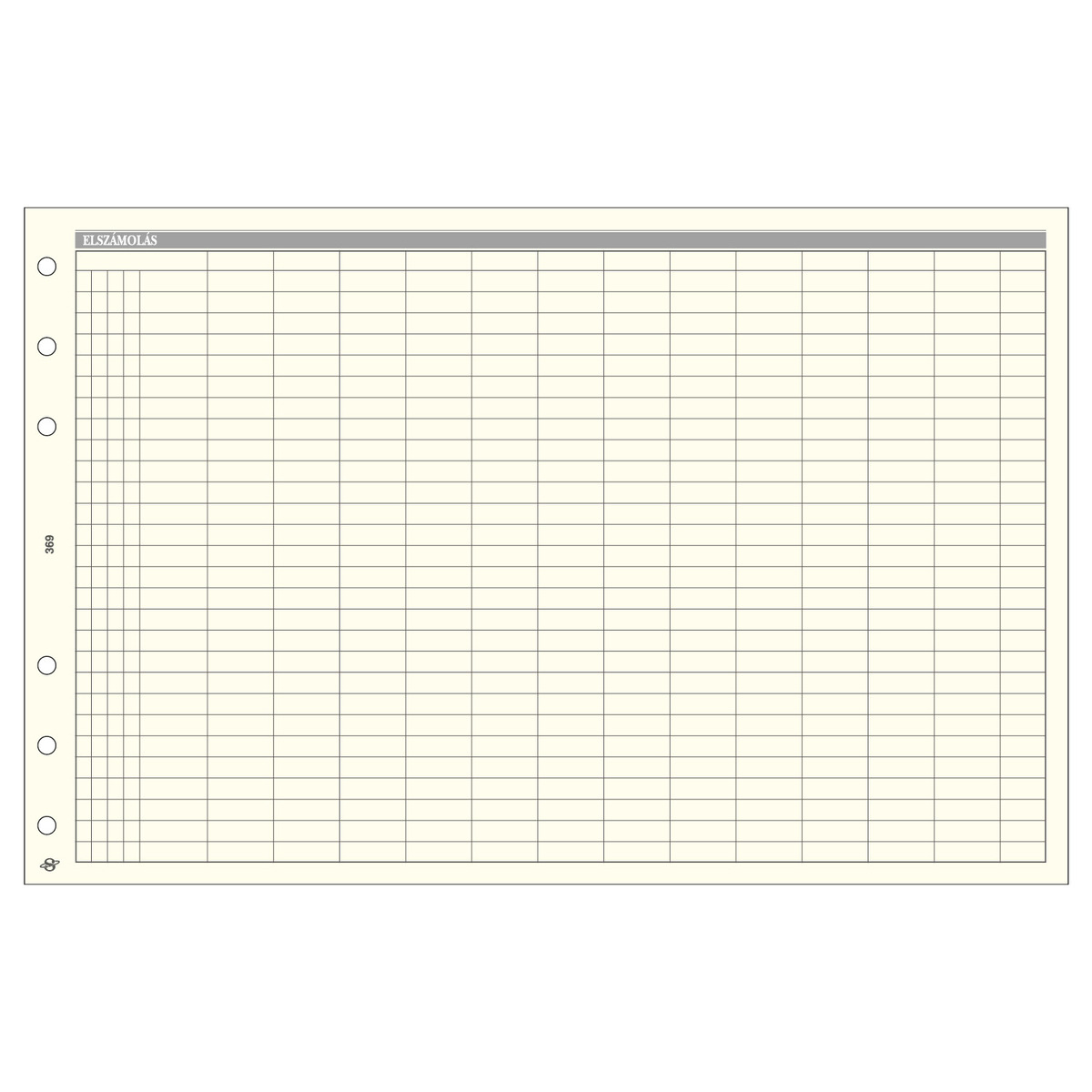 Elszámolás leporelló - M369, Krém (Chamois) Elszámolás leporelló - M369, Krém (Chamois)