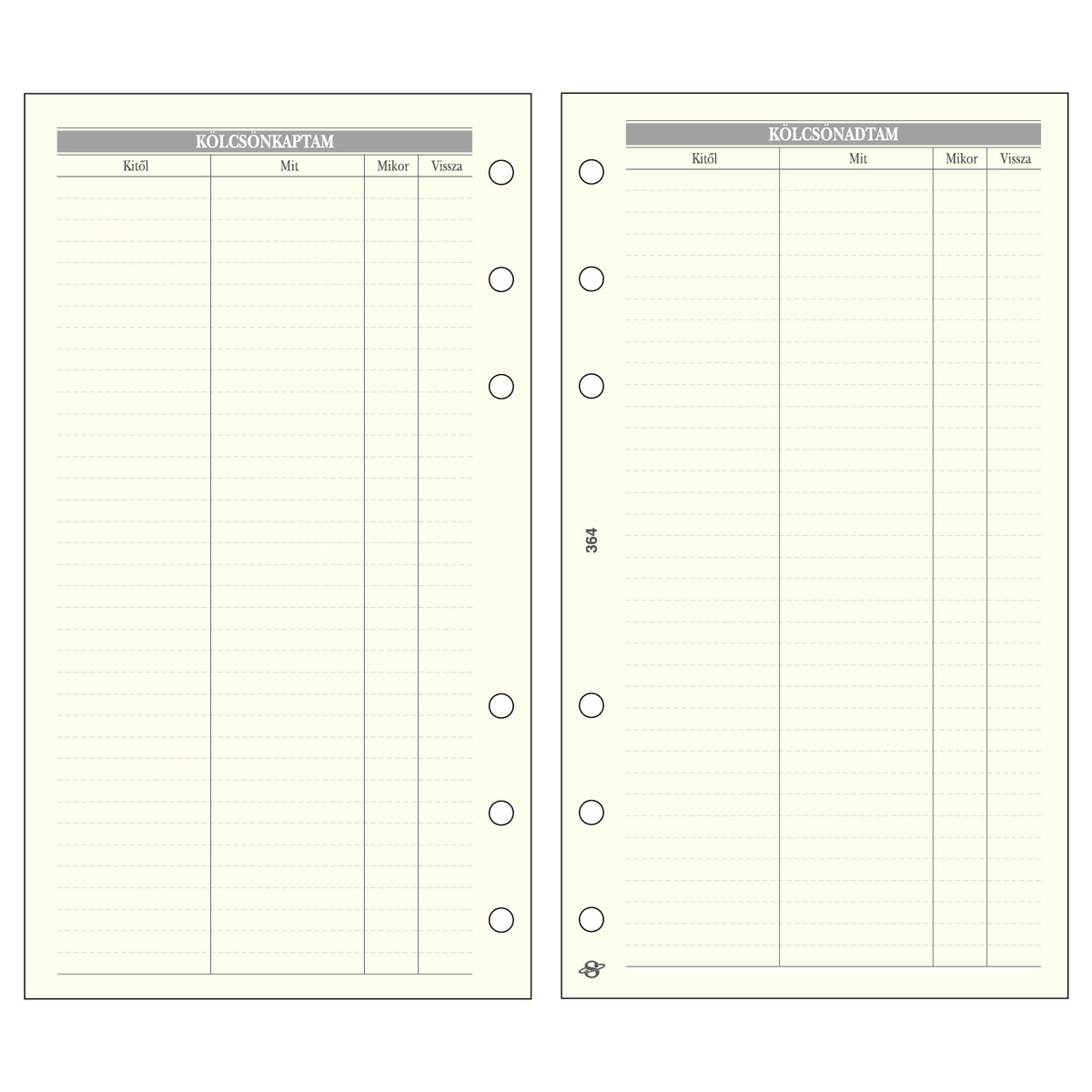 Köcsönadtam - kölcsönkaptam - L364, Krém (Chamois) Köcsönadtam - kölcsönkaptam - L364, Krém (Chamois)