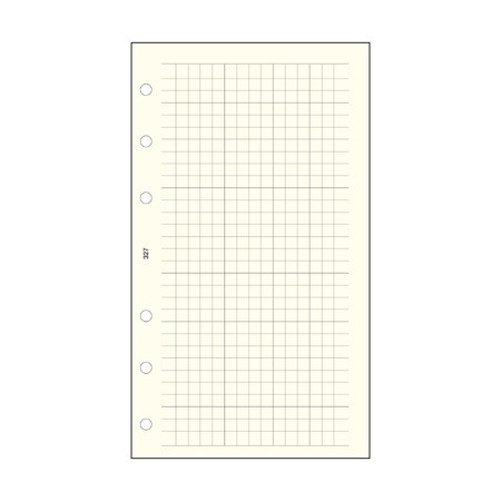 Négyzethálós jegyzetlap - L327, Krém (Chamois)