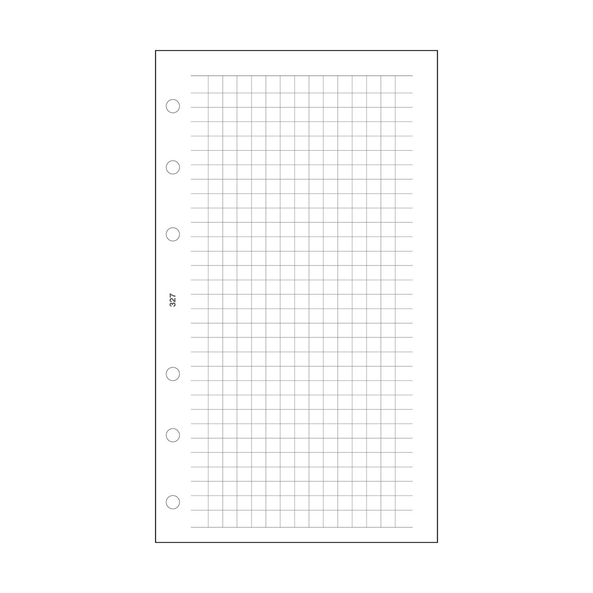 Négyzethálós jegyzetlap - S327, Fehér Négyzethálós jegyzetlap - S327, Fehér