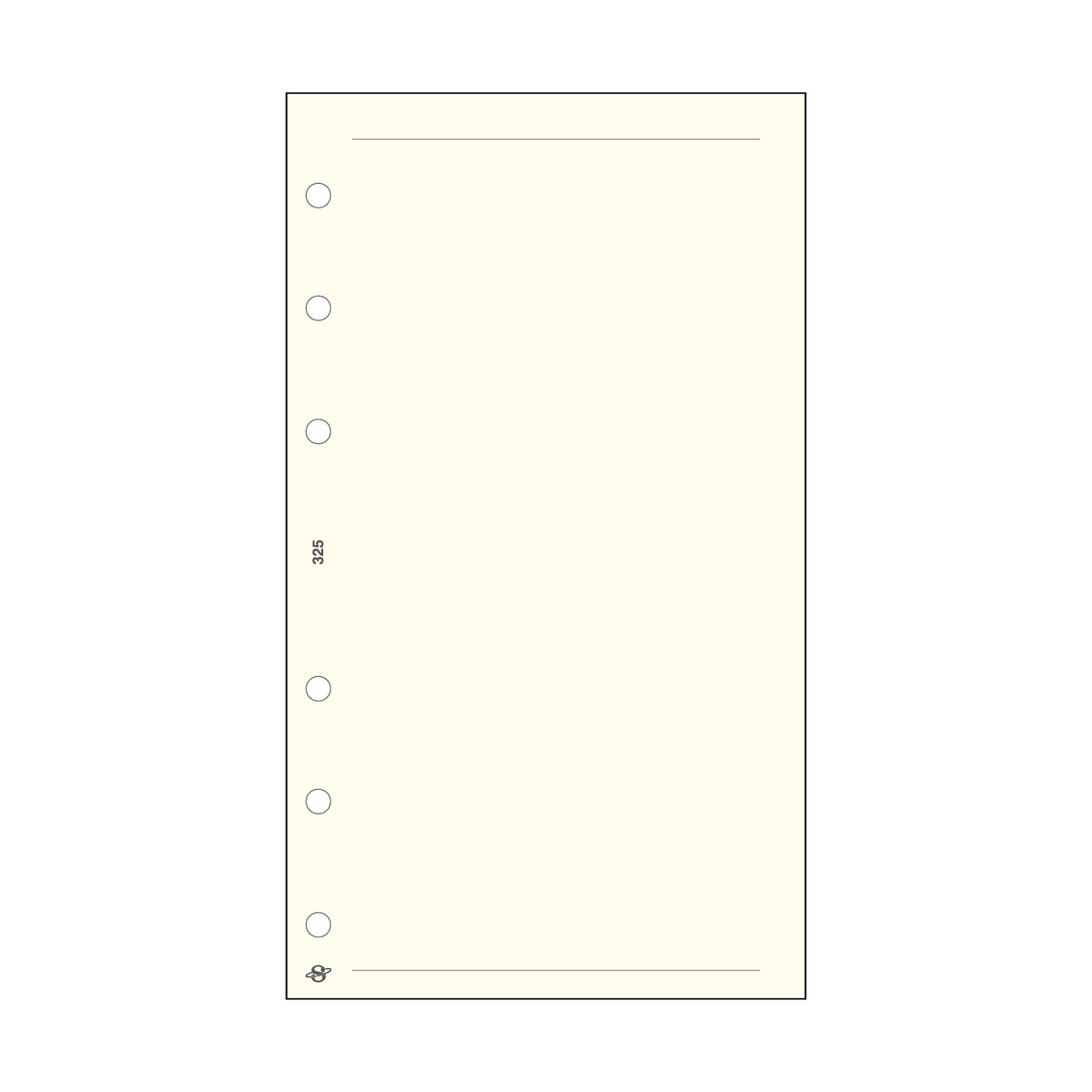 Üres jegyzetlap - M325, Krém (Chamois) Üres jegyzetlap - M325, Krém (Chamois)