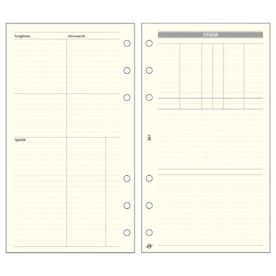 Utazás - M361, Krém (Chamois)