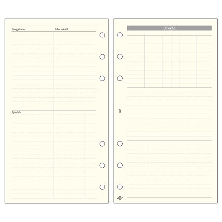 Utazás - M361, Krém (Chamois)