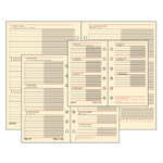 2026 évi, heti beosztású éves utántöltő csomag - RS500L, Krém (Chamois)