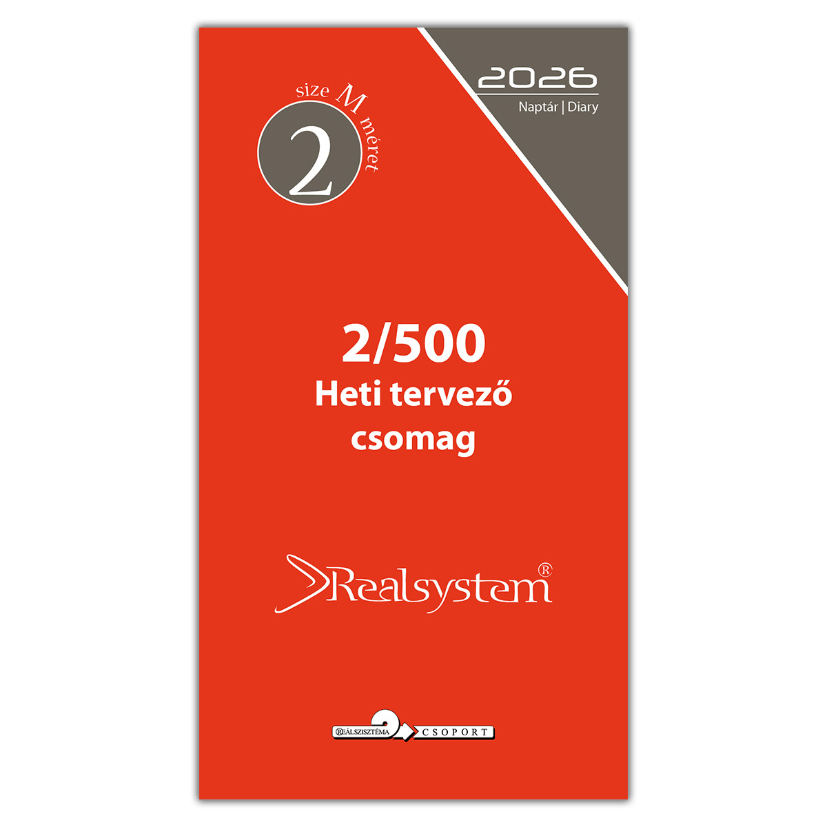 2026 évi, heti beosztású éves utántöltő csomag - RS500M, Krém (Chamois) 2026 évi, heti beosztású éves utántöltő csomag - RS500M, Krém (Chamois)