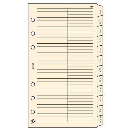 Négyzethálós jegyzetlap - RS513M, Krém (Chamois)