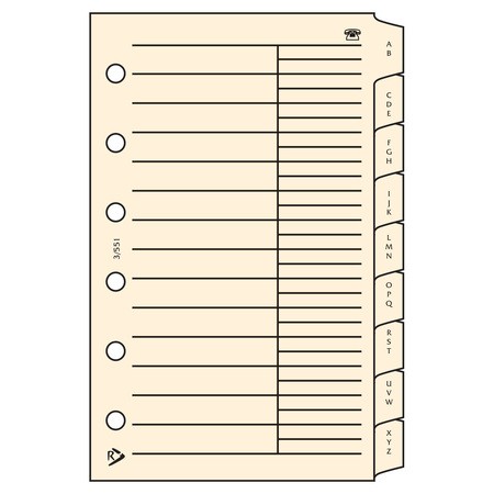 Telefonregiszter - RS551S, Krém (Chamois)