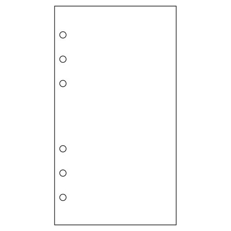 Üres jegyzetlap - RS410M, Fehér