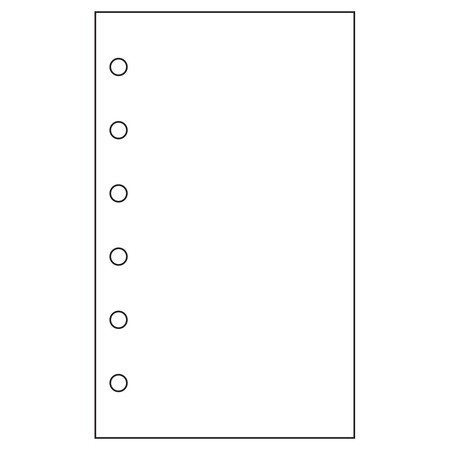 Üres jegyzetlap - RS410S, Fehér