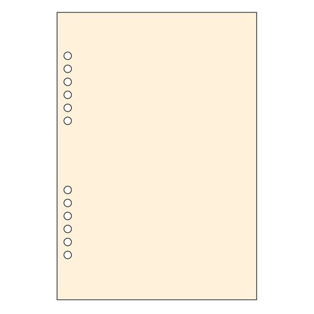 Üres jegyzetlap - RS510L, Krém (Chamois)