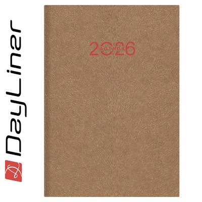 Animal, A5 heti beosztású agenda, Gazelle okker