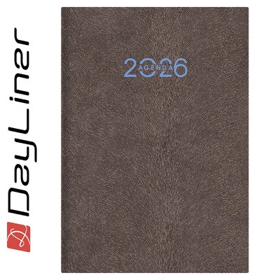 Animal, A5 napi beosztású agenda, Grizzly Szürkésbarna