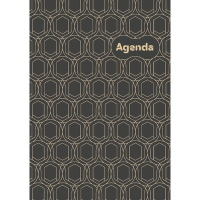 Colors, A5 heti beosztású agenda, Art Modern