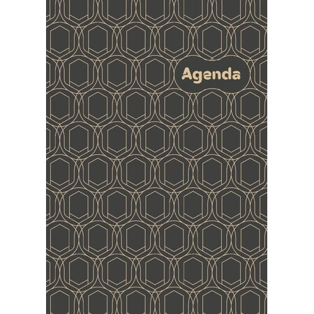 Colors, A5 heti beosztású agenda, Art Modern