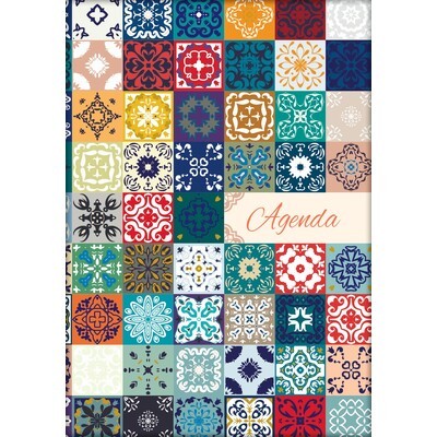 Colors, A5 heti beosztású agenda, Mozaik