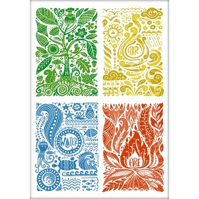 Colors, A5 napi beosztású agenda, Elements